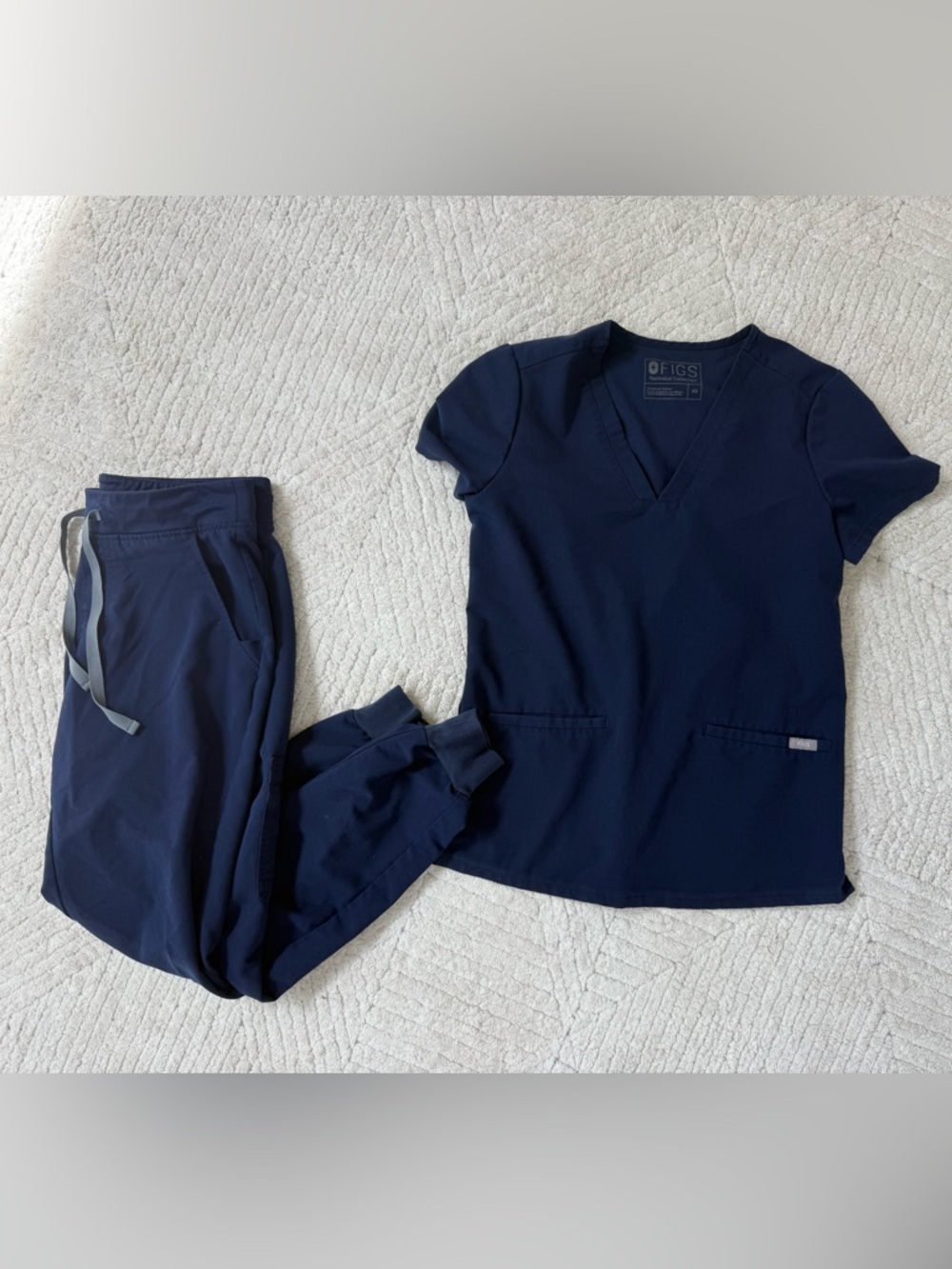 Figs scrub set navy blue